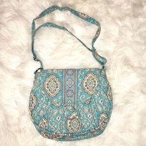 Vera Bradley Totally Turq Adjustable Shoulder Bag